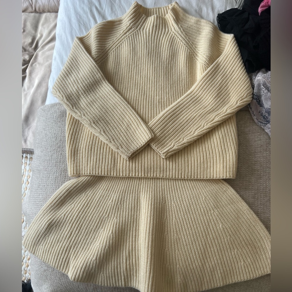 Zara skirt sweater set!